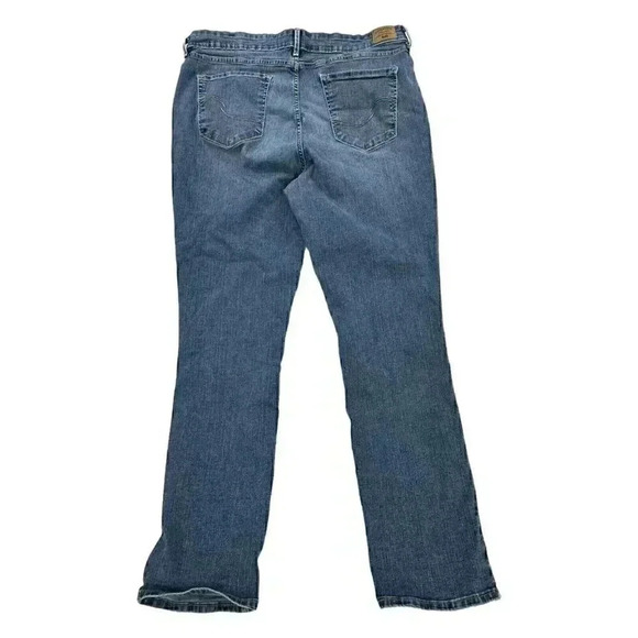 Signature levi strauss gold jeans mid rise straight med wash W34L32 - Picture 2 of 7